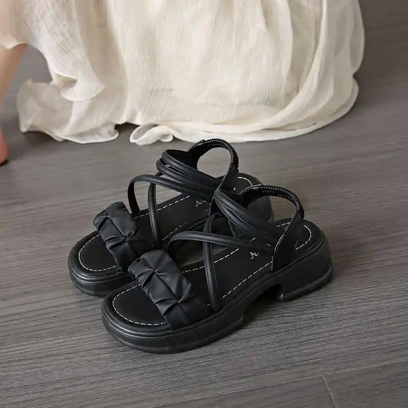 Fashion Round Nose Spring Red Sandal Women For Beach Shoes Slippers Boots Sneakers Sports Luxus Luxo Loafter Everything Clearance