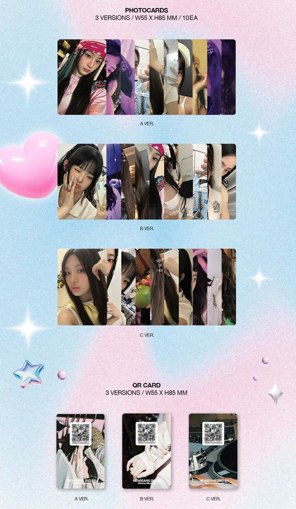 NewJeans 2nd EP Weverse Albums 'Get Up' ver. (Korean version)