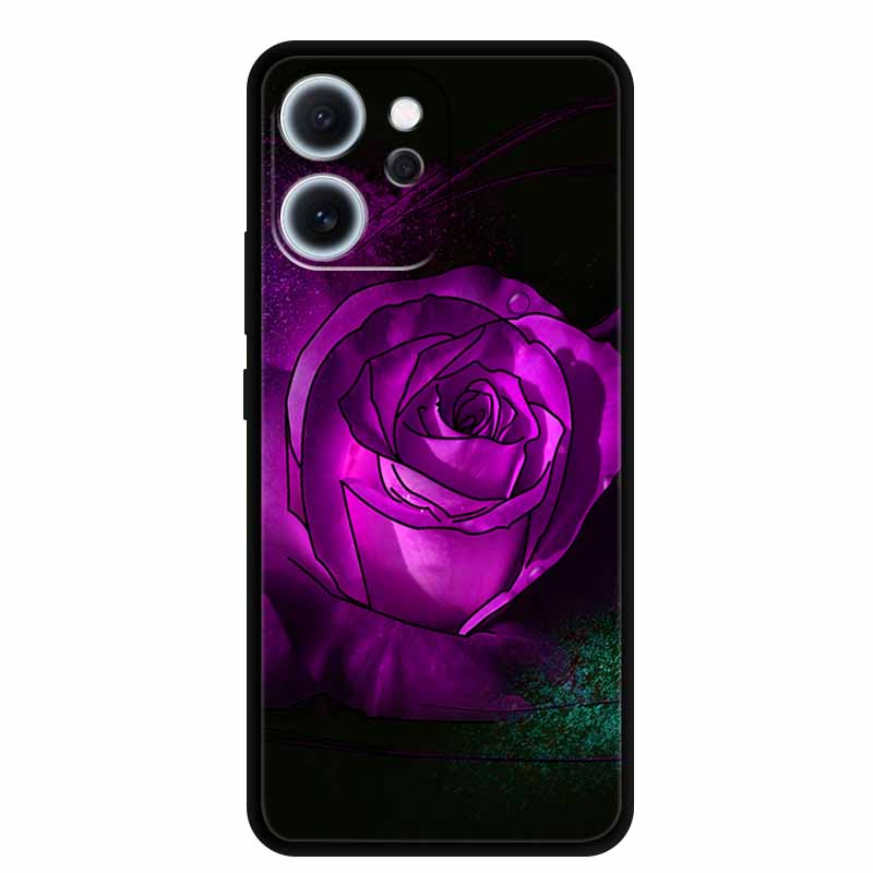 For Oppo Reno15 F Case 3D Flower Emboss Luxury Soft Silicone Phone Back Cover Case For Reno15F Reno 15 F Floral Gift Funda Coque