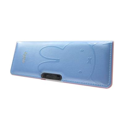 Kutsuwa Miffy Pencil Case with 2 Light Blue X Pink MF510 Sharpener, Doors,