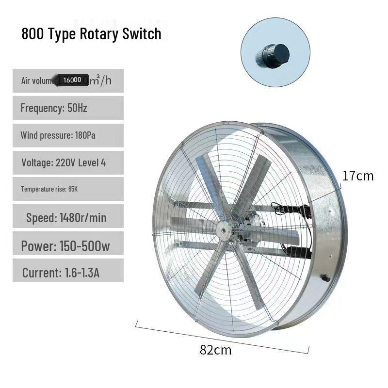 High-Power Variable Speed Industrial and Agricultural Fan