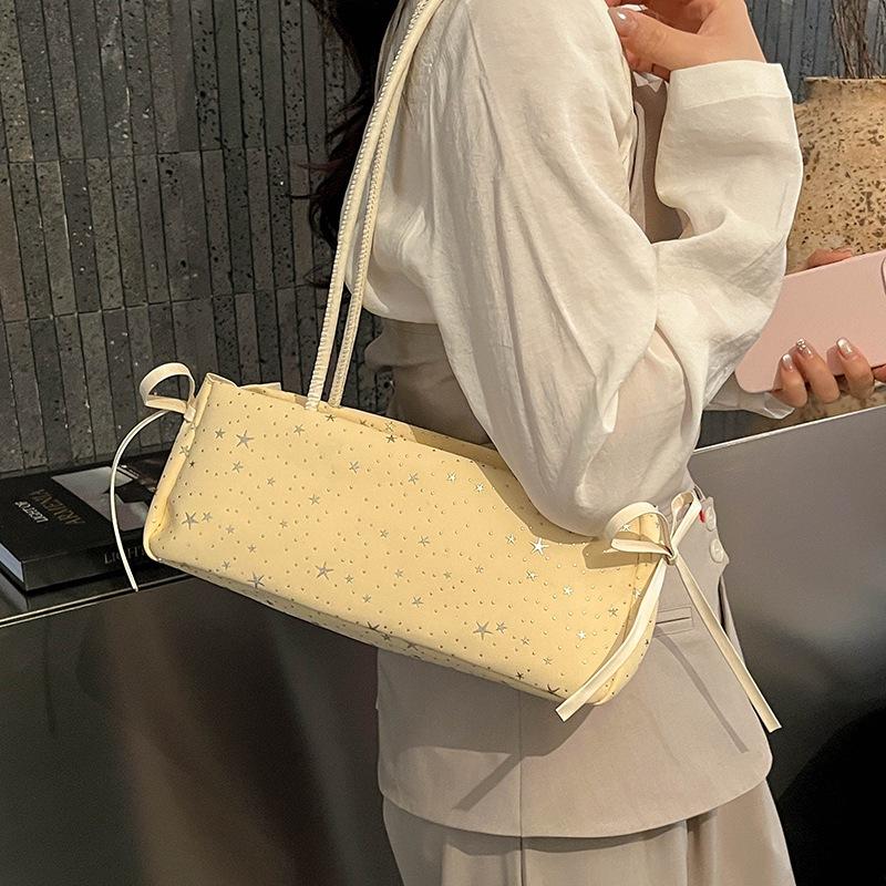 Sternenhimmel Frühling Pendeln Hundertfädige Schulter-Ellenbogen-Tasche Modische Handtasche Umhängetasche
