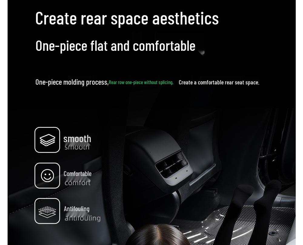 Honda ZR-V Carbon Fiber Style TPE Floor Mats - Car Protection & Decorative Carpet