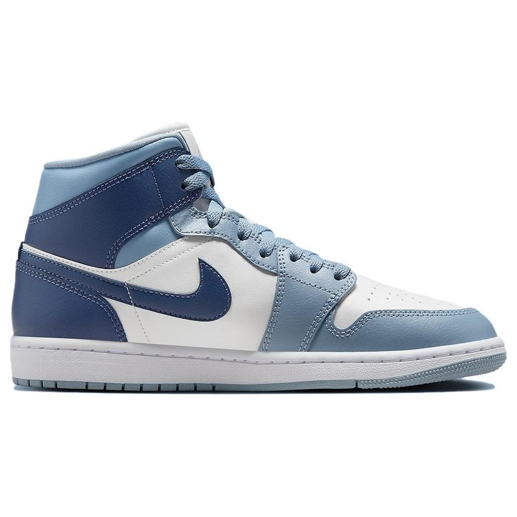 Air Jordan 1 Mid Diffused Blue Donna Sneakers Sail Blue-Grigio BQ6472-140