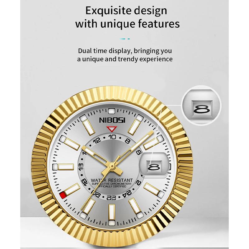 Luxury Fashion Watches for Men Waterproof Date Clock Business Watches Man Quartz Wristwatch