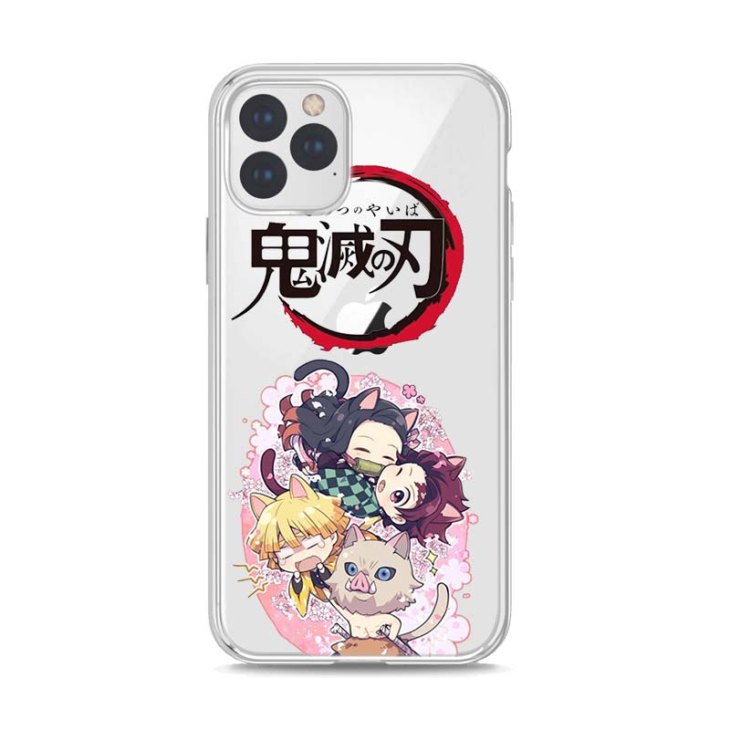

Прохладный силиконовый чехол Kimetsu No Yaiba для Apple IPhone 13 12 Mini 11 Pro XS MAX XR X 8 7 6 6S 5 Plus SE чехол для телефона iPhone 5 5S