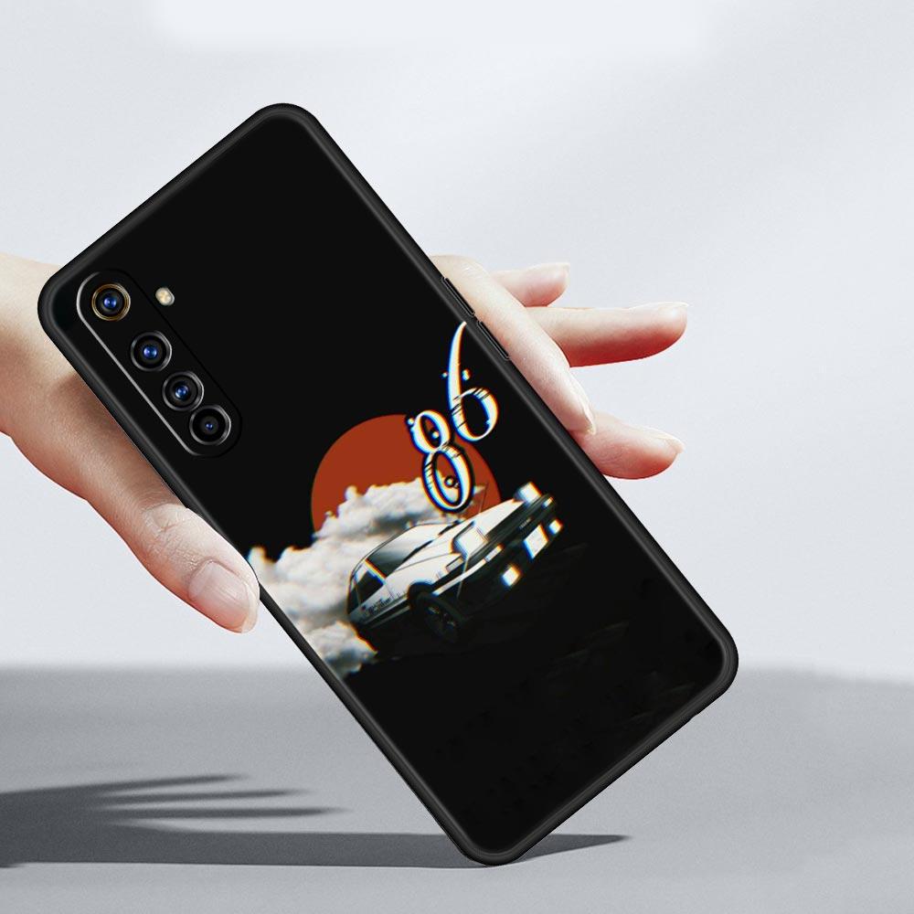 Initial D Car Case For Realme C67 C63 C55 C53 C35 C25 C21 GT 2 3 5 6 10 11 12 13 Pro Plus 5G Soft TPU Phone Cover Fundas Capas