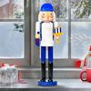 Nutcracker Christmas Decor Decorative Nutcracker 14inch Wooden Figurine Decoration For Indoor Outdoor Home Porch Party Family