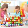 HannaBlock 80 Pcs Magnetic Blocks, Magnetic Toy for Children, Educational Toy, Magnetic Blocks, Magnetic Toy, Birthday Present, Christmas Gift, Gift