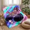 Dreamy Bubble Spa Theme Blanket Lightweight Warm Flannel Blanket Decorative Throw Blanket for Home Decoration