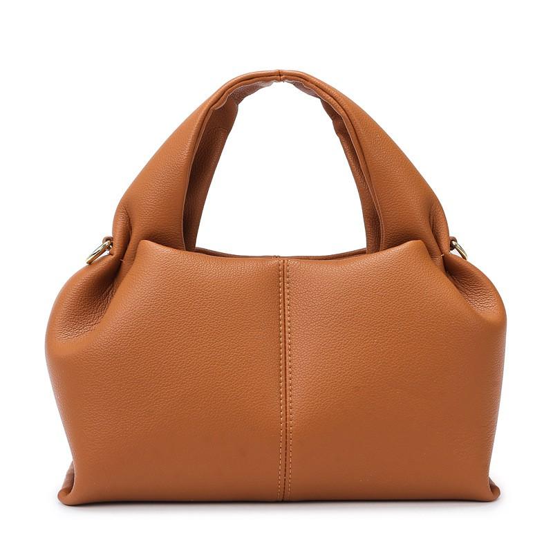 Cloud Shape Handbag Womens Medium Size PU Leather Tote Bag With Magnet Large Capacity Daily Use