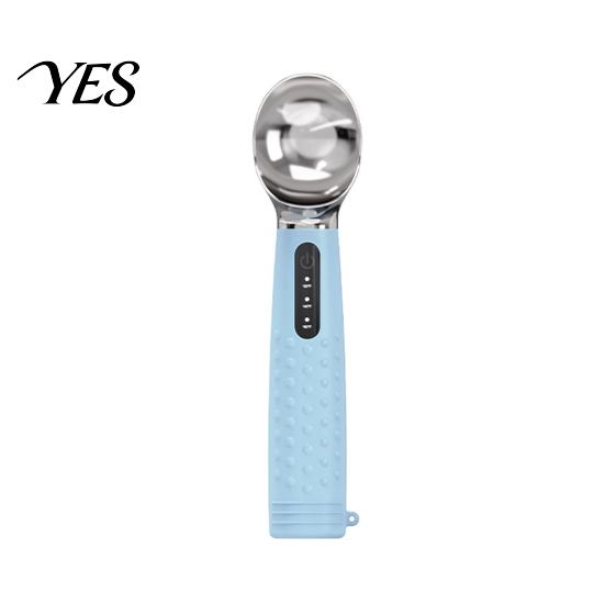 Wireless Ice Cream Spoon Heated Scoop, Electric for Hard Cream, Adjustable Temperature Scoop 3 Temps, Fast Heating, Rechargeable Self Warming B синий