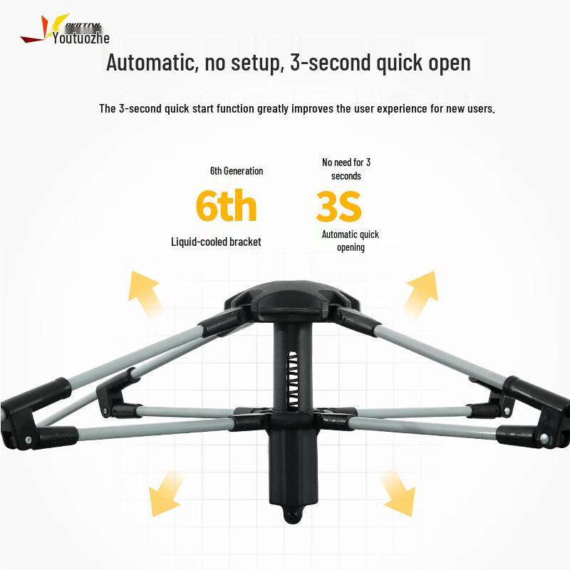 Utopian YT-ZP009 3-4 Person Automatic Panoramic Tent