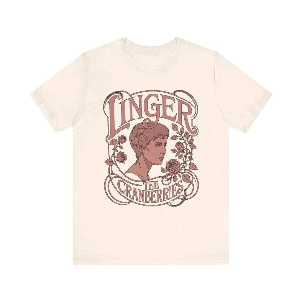 Irish Rock Band The Cranberries Peripherals Print Tshirt Fashion Crewneck Cotton Top Men Women Oversized Casual Summer New Tees
