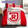 SSV Jahn Regensburg Pattern Bedding Quilt Set  Home Decoration  Gift (1 * duvet cover + 2 * pillowcase  without core)
