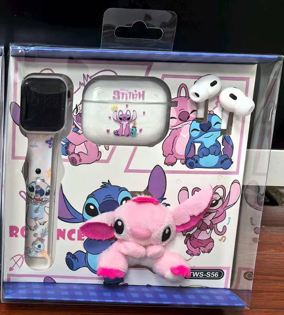 

TWS-S56 Милі навушники Bluetooth зі Стічем рожевий