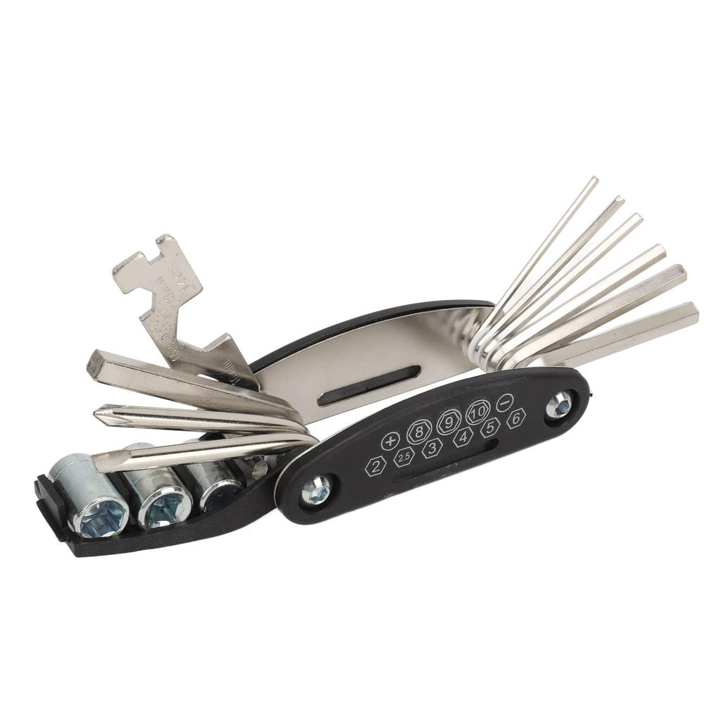 Rowerowy Multitool Stalowy Wielospecyfikacyjny Składany Rowerowy Wielofunkcyjny Zestaw Kluczy do Elektrycznego