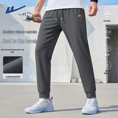Men's Ice Silk Tapered Running Pants
