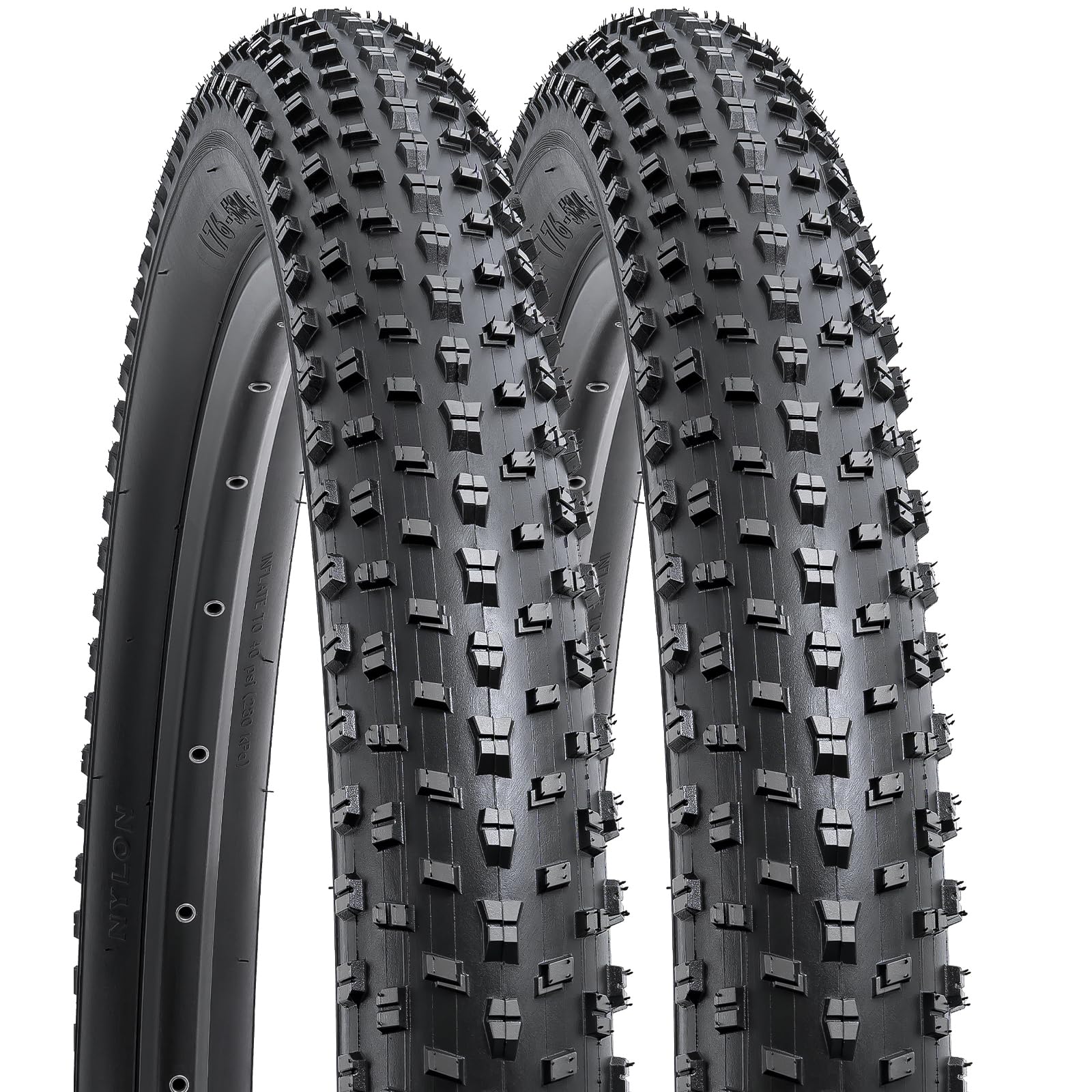 

YunSCM Две шины 27,5x3,0, 27,5x3,0 76-584 Велосипедные шины, Подходят для фэтбайков 27,5 3,0 , Y-293