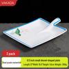 VAKADA Melamine Commercial Serving Platter with Handle