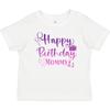 Inktastic Purple Happy Birthday Mommy Baby T-Shirt Birthdays For Mom Moms Day
