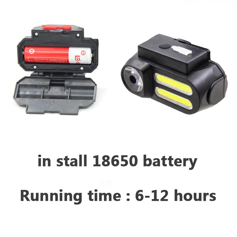 XP-G Q5 COB Led Fishing Headlight Use Rechargeable 18650 Battery Headlamp Head Flashlight Lamp Torch for Camping Light