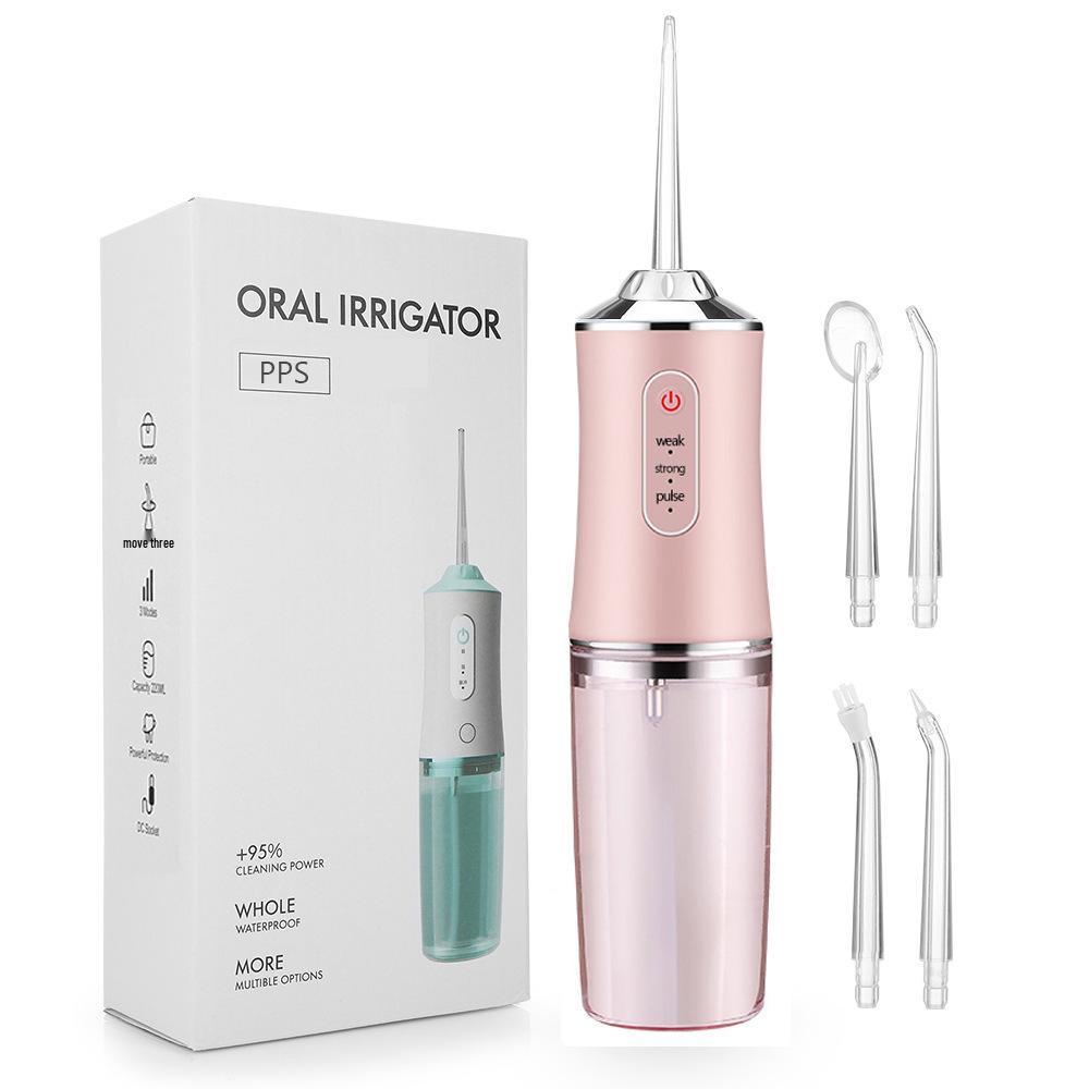 Portable Electric Oral Irrigator: Home Water Flosser for Teeth Cleaning and Gap Spraying