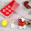 2Pcs Multifunction Heart Shape Ice Cube Mold, Pudding Candy Whiskey Kitchen Accessories, Party Supplies, Valentine'S Day, 2Pc