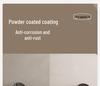 No-Drill Suction Cup Towel Rack: Wall-Mounted Bathroom Organizer with Single/Double Bars.