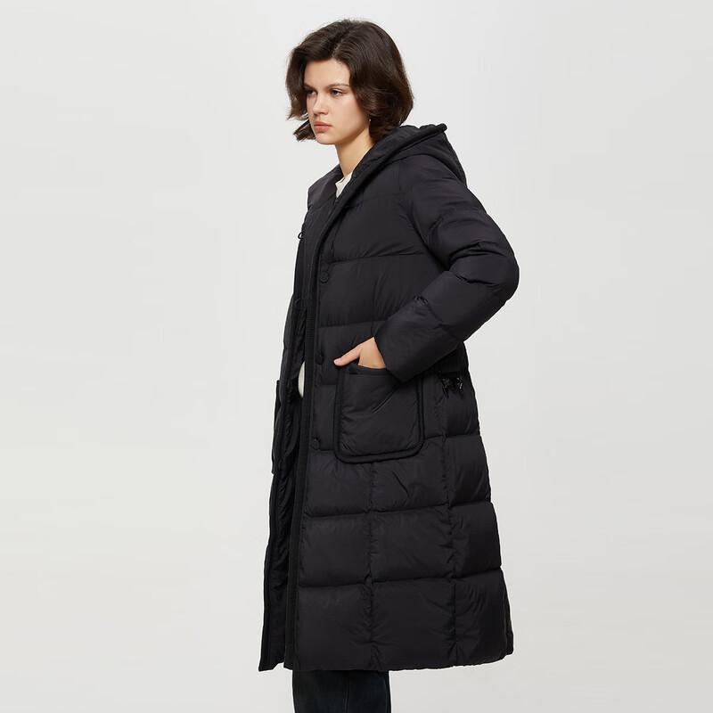 Women's Winter Loose Long Hooded Down Jacket