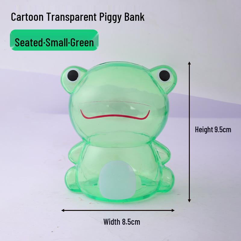Clear Bear Coin Bank & Candy Jar for Kids' Birthdays