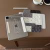 Cartoon Rabbit Collage Design Tri-Fold Magnetic Detachable Case With Pen Slot IPad 11 Air 8 Pro Hard Shell Stand Anti-Drop PC
