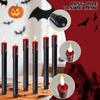 Halloween Black Conical Flameless Candle, 3D Flame Halloween Decorative Candle Light Remote Control LED Electronic Tearful Candle Light