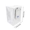 10 Pack Dust Bag Vacuum Cleaner Bag Dust Replacement Vacuum Cleaner Dust Bag Part Non-woven Fabric Material for X2 X2Pro