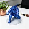Ninja Pen Holder for Desk Kneeling Ninja Samurai Pencil Holder 3D Printed Pen Holder Gift for Boys Students Office Workers