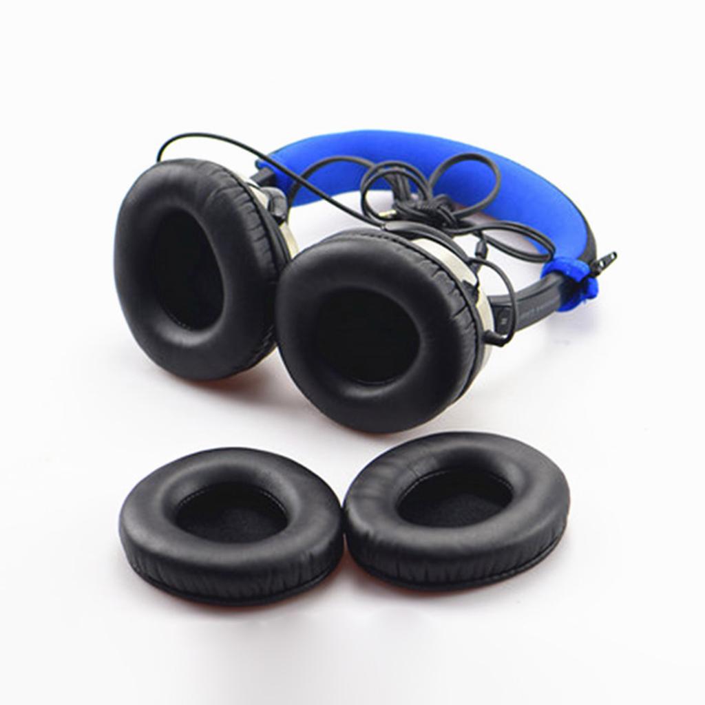 1Pair Leather Ear Pads Ear Cushion Cover Earpads for Creative Aurvana Live1 Headphone Memory Foam Earcups