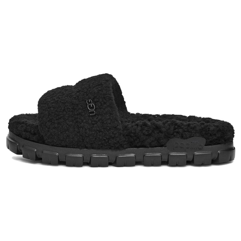 New UGG Cozetta Curly Slide Black Women's 1130838-BLK