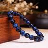 1pc Fashion Men Jewelry Blue Bracelets For Family Daily Birthday Pulseira Unique Natural Stone Lucky Bracelet