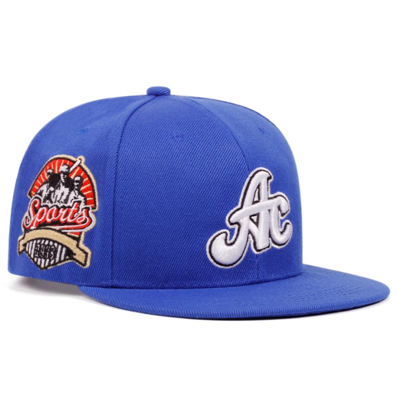 

New Men s Fashion AC Side Spaut Hip Hop Hat Outdoor Sports Duck Tongue Hat Embroidered Women s Baseball Sun Hat синий