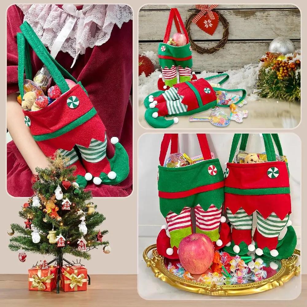 New Creative Christmas Gift Giving Fun Christmas Decorations Elf Bag Candy Bag Christmas Gift Bag