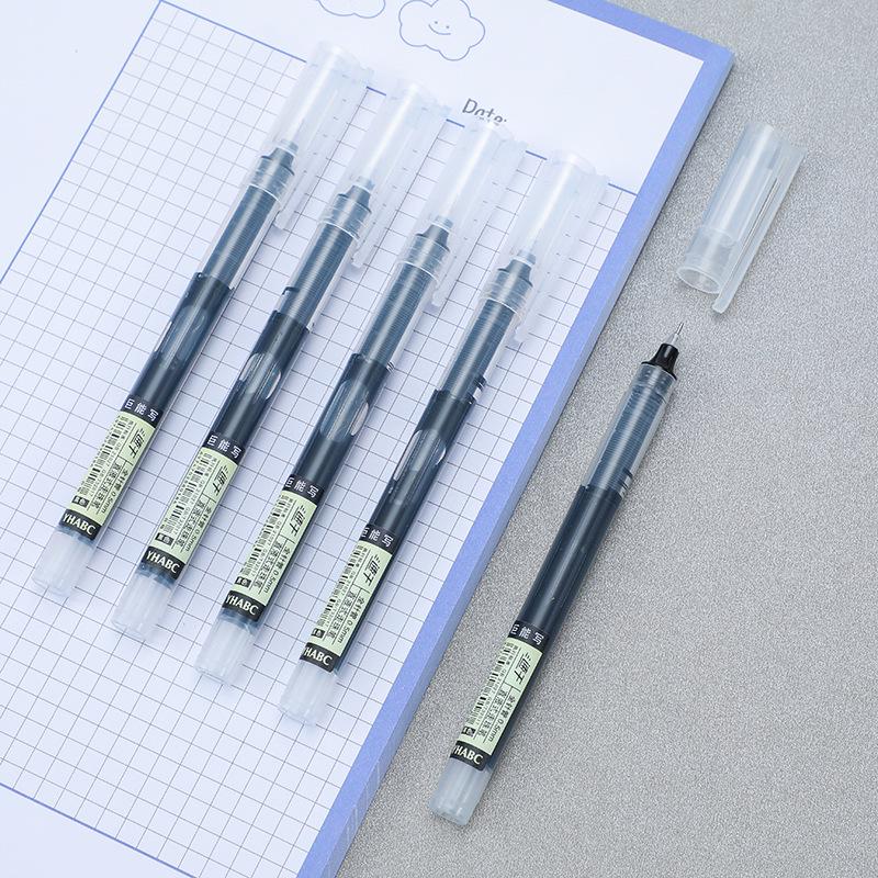 Quick-Drying Black Rollerball and Gel Signature Pen with Needle Tip