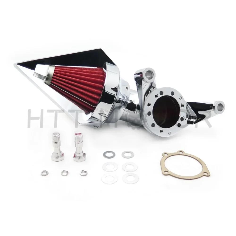Motorcycle Cone Spike Air Cleaner Intake for Harley Davidson CV Carburetor Delphi V-Twin