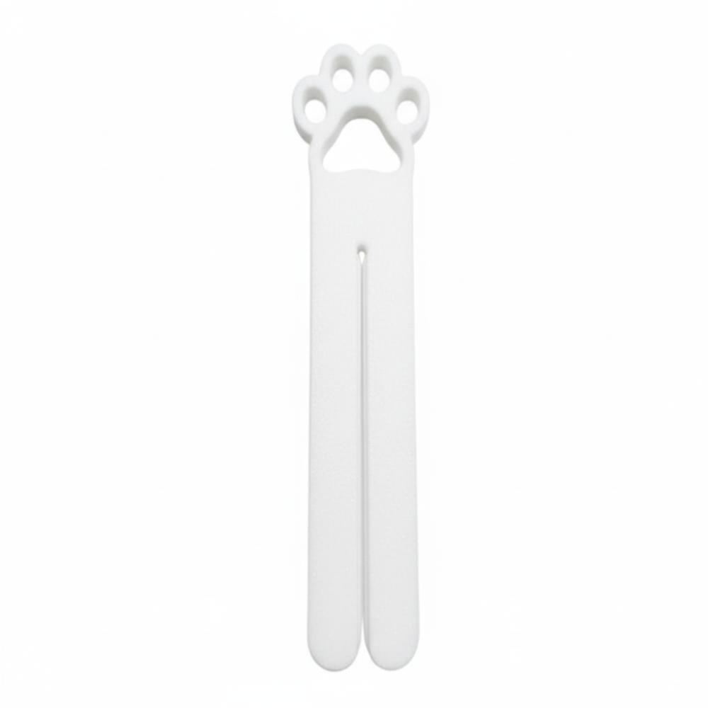 

Cute Cat Paw Design Cat Treat Squeeze Spoon 3D Printed No Waste Cat Snack Extruder Mess-Free Sturdy Wet Snack Squeezer белый