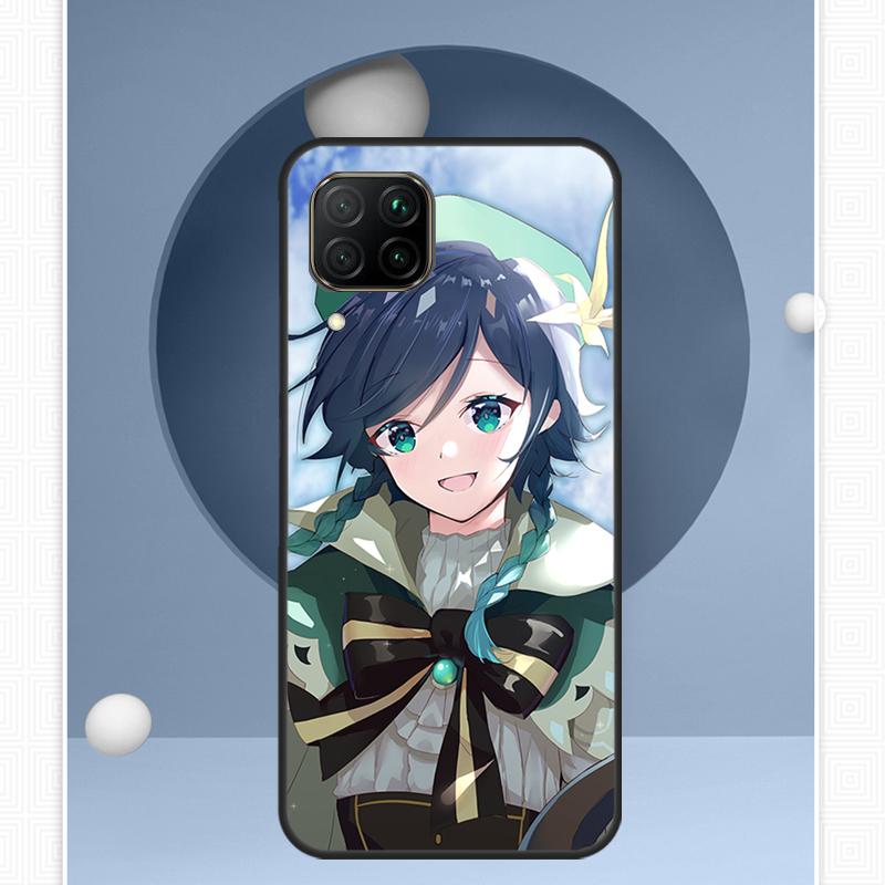 Genshin Impact Venti For Huawei Nova 12s 12i 11i 8i Y91 Y60 Y70 Y72 Y90 Y61 9 10 SE P20 P40 Lite P30 P60 Pro Case