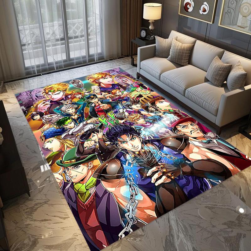 JoJos bizarres Abenteuer: Diamant Unzerbrechliche Teppichbodenmatten Heimdeko Weihnachtsgeschenke Badezimmerteppich Mode