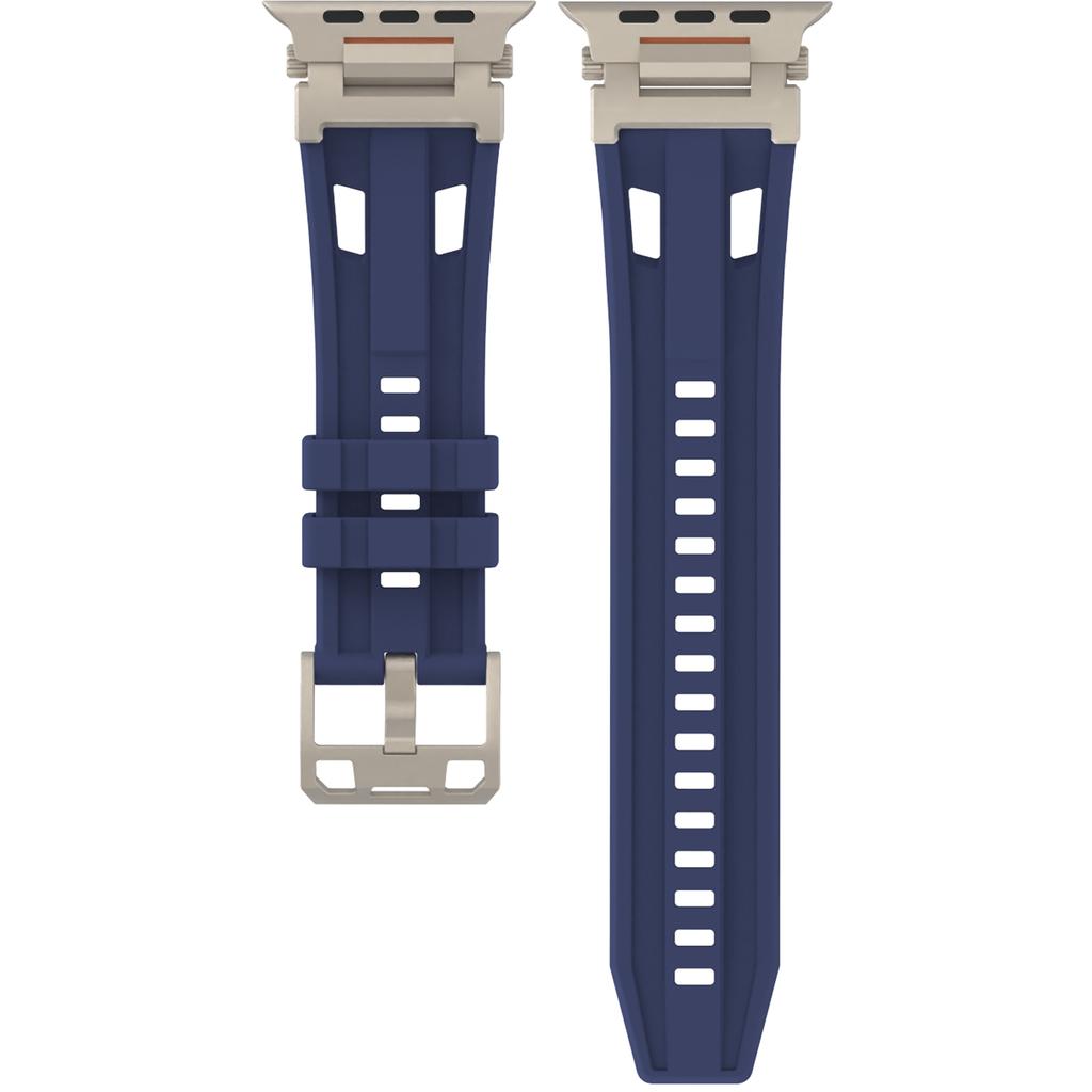 Silikonarmband für Apple Watch Serie 10 Ultra 9 8 7 SE 6 5 4 3 2 1 46mm 49mm 45mm 44mm 42mm Mecha Eye Design Uhrenarmband