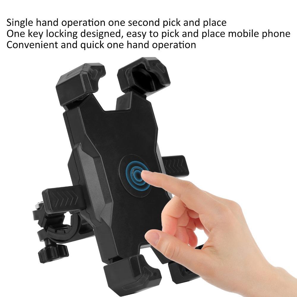 Fits 3.5-6.8 Inches E-bike Phone Mount Cycling Navigation Bracket Motorcycle Riding