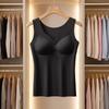 with Chest Pad Thermal Vest Underwear Bottoming Camisole Breathable Heating Vest Top  Autumn Winter