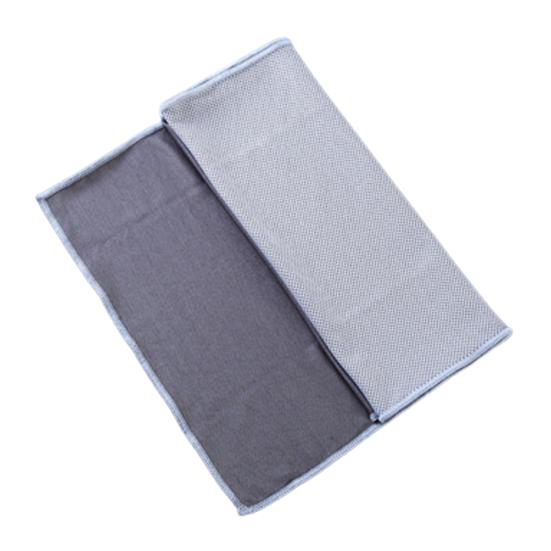 

Охлаждающее полотенце для фитнеса, быстросохнущее, впитывающее пот, дышащее, большое прямоугольное полотенце для мужчин и женщин, тренажерный зал, йога, тренировки на открытом воздухе, спортивное полотенце A светло-серый