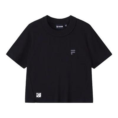 FUSION Women's Slim Fit Knit Short Sleeve T-Shirt